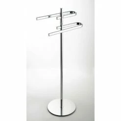 Piantana Verticale Con Asta Porta Salviette Doppia