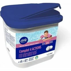 GRE Pastiglie Piscina Con Liner Complet 4 In 1 - 5kg