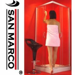 San Marco Box Doccia 90x90 Con Diverse Fantasie Di Vetro