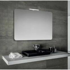 Specchio Bagno 90x60 Cm Con Lampada Led
