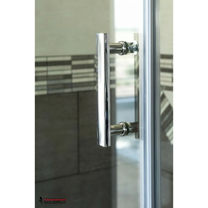 Box Doccia San Marco Luxor 8 Mm Con Porta Battente - immagine 3