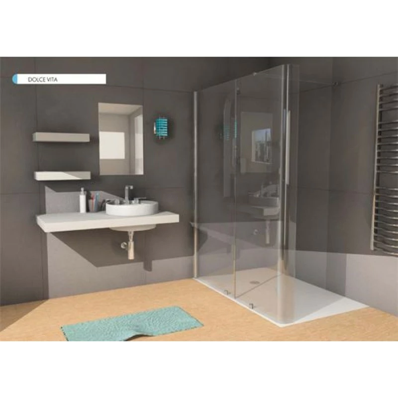 Box Doccia Ferbox Cristallo Dritto Trasparente