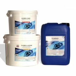 Kit Cloro Shock, Ph- E Cloro Multifunzione. 25 Kg | San Marco