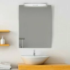 San Marco Specchio Bagno Led 80x60 Cm Reversibile