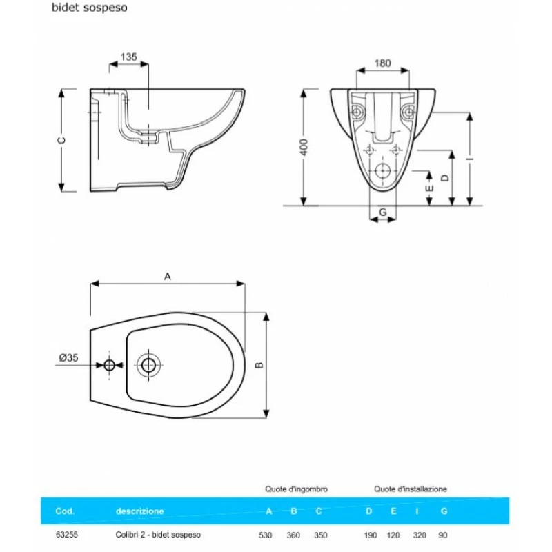 Sanitari Bagno Sospesi Geberit Serie Colibrì 02 - immagine 4
