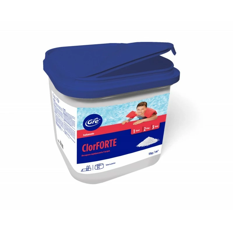 Cloro Shock Forte Granulare Per Piscine Gre 5kg
