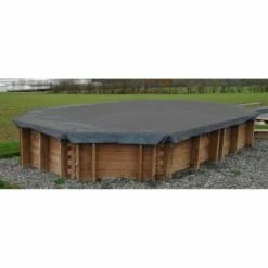 GRE Copertura Invernale Per Piscina In Legno CITY 225x225 Cm