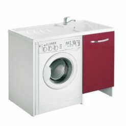 Mobile Lavatoio Design Rosso Da Interno In 6 Misure
