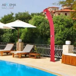 Doccia Solare In Alluminio Spring 100 Arkema 25 Lt