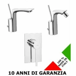 3 Rubinetti Per Lavabo Bidet E Doccia Chet Effepi