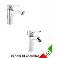 2 Rubinetti Per Lavabo E Bidet Domino Effepi