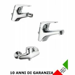 3 Rubinetti Per Lavabo Bidet E Doccia Nova Effepi