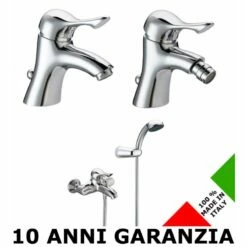 3 Rubinetti Per Lavabo Bidet E Vasca Kyros Effepi