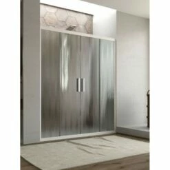 Porta Doccia Per Nicchia Con Doppia Anta Scorrevole
