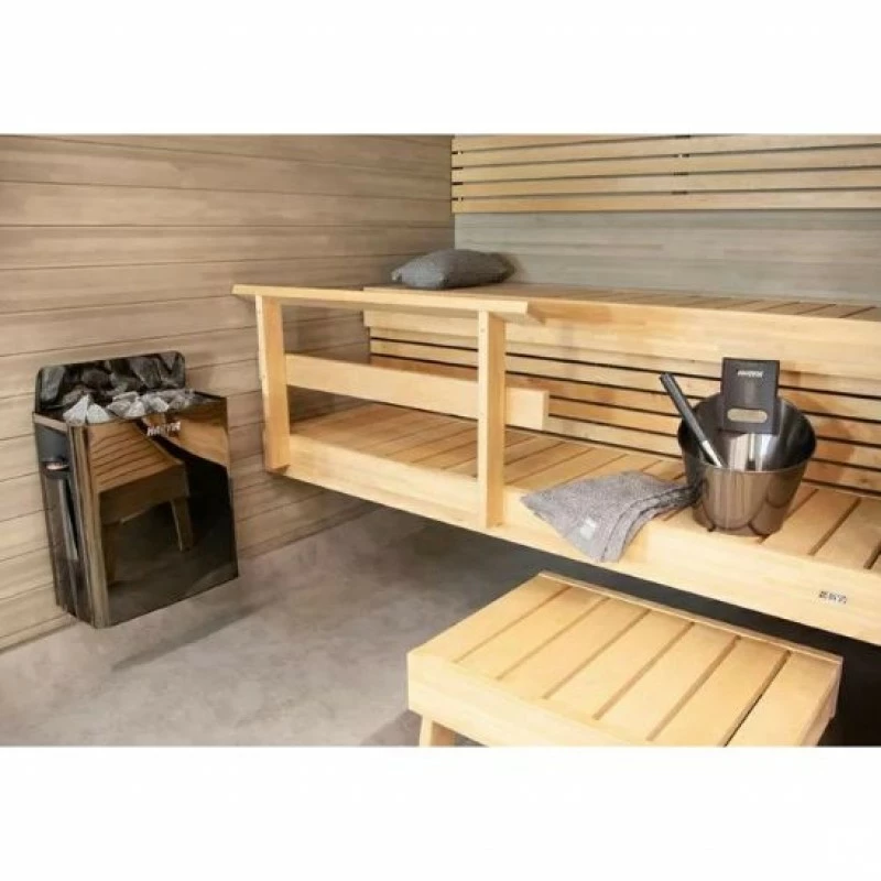 Stufa Elettrica Per Sauna A Vapore Wall Black Da 6,0 KW Senza Centralina - immagine 4