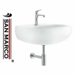 Lavabo Bagno A Muro Pozzi Ginori Egg 65 Cm