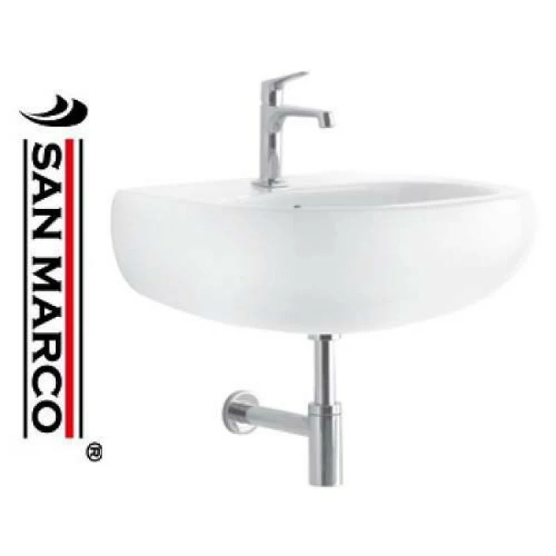 Lavabo Bagno A Muro Pozzi Ginori Egg 65 Cm