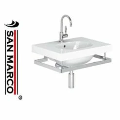 Lavabo Bagno Pozzi Ginori 500 Con Portasciugamani 70 Cm