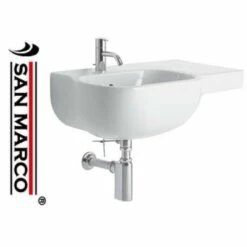 Lavabo Bagno Pozzi Ginori 500 70 Cm Asimmetrico Dx