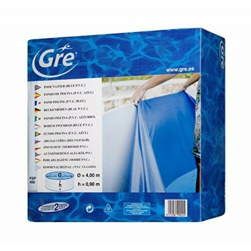 Liner Piscina Gre Azzurro Rotondo 460x132 Cm