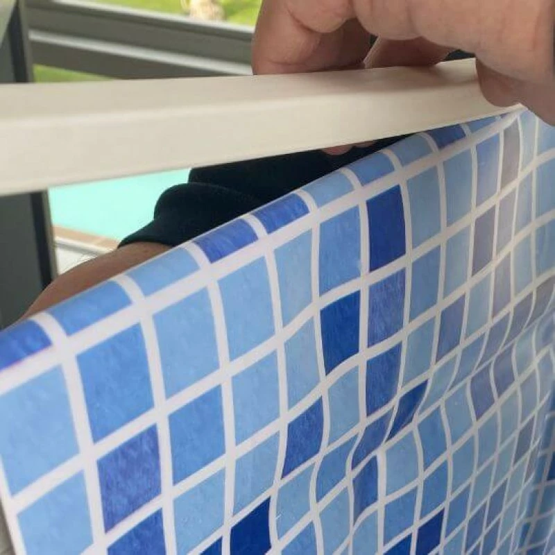 San Marco Liner Mosaico Per Piscina Fuori Terra Rotonda GRE 460 Cm - immagine 5