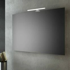 San Marco Specchio Bagno Senza Cornice 100x80 Cm Con Lampada Led
