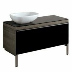Mobile Lavabo Pozzi Ginori Citterio 51x55x119 Cm Sabbia Dx