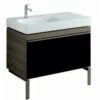 Mobile Lavabo Asimmetrico Pozzi Ginori Citterio 90 Sabbia Dx
