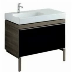 Mobile Lavabo Asimmetrico Pozzi Ginori Citterio 90 Sabbia Dx