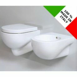 Sanitari Bagno Sospesi Azzurra Ceramica Mini Nuvola