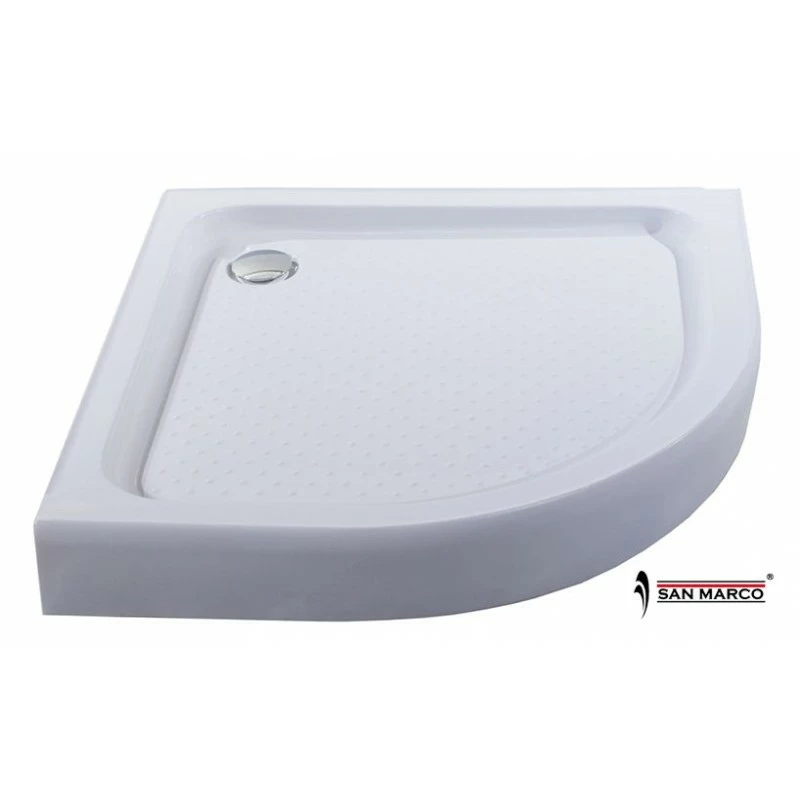 San Marco Piatto Doccia Angolare 80x80 Con Sifone E Tappo