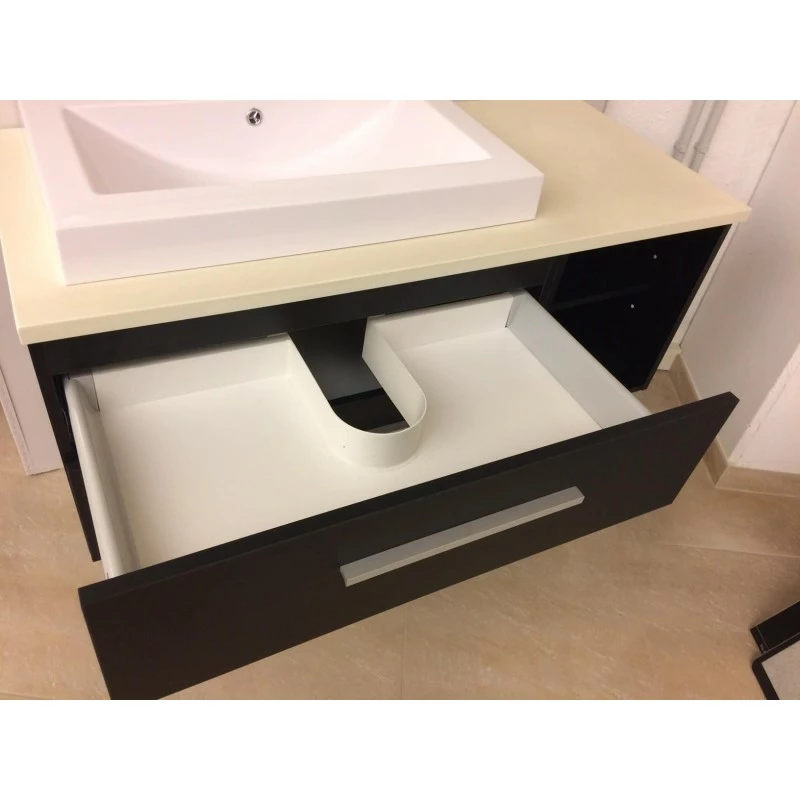 San Marco Mobile Bagno Sospeso 120 Cm Con 2 Cassettoni A Chiusura Ammortizzata - immagine 5