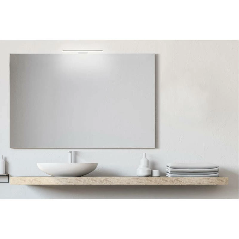San Marco Specchio Bagno 120x80 Cm Con Luce Led Premium Da 45 Cm