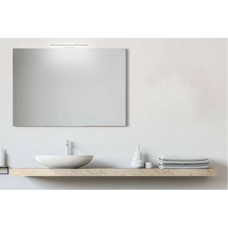 San Marco Specchio 90x60 Cm Reversibile Con Lampada Led Premium