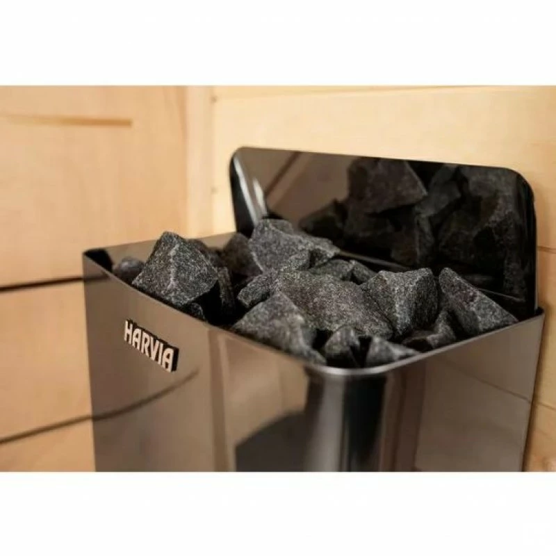 Stufa Elettrica Per Sauna A Vapore Wall Black Da 6,0 KW Senza Centralina - immagine 3