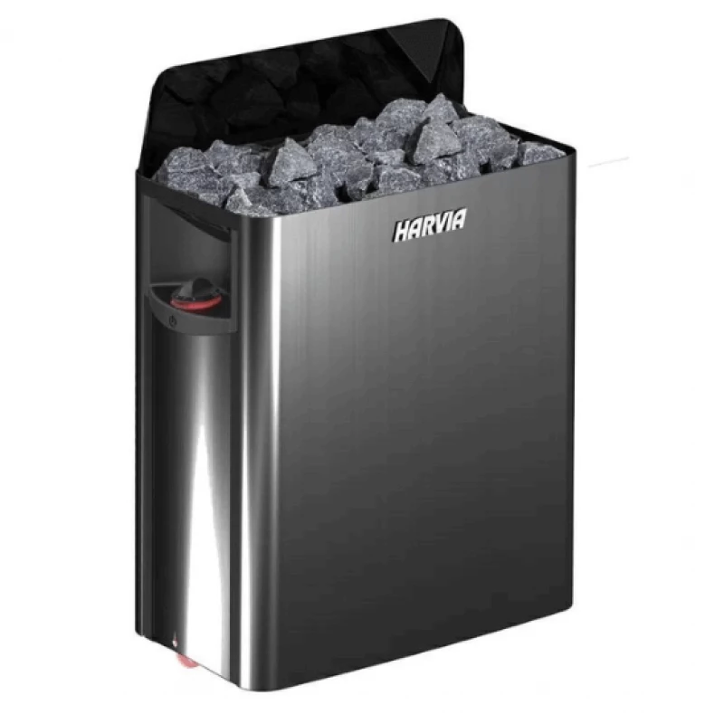 Stufa Elettrica Per Sauna A Vapore Wall Black Da 6,0 KW Senza Centralina